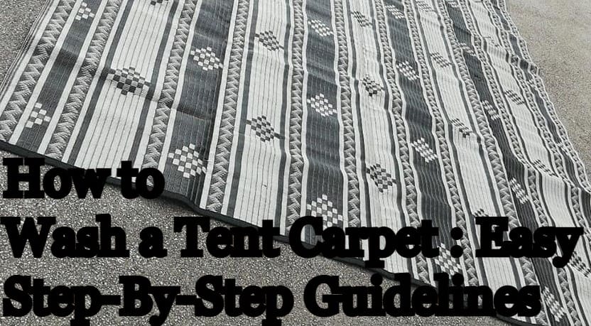 how to wash a tent carpet, how to clean outwell tent carpet, how to clean a tent carpet,