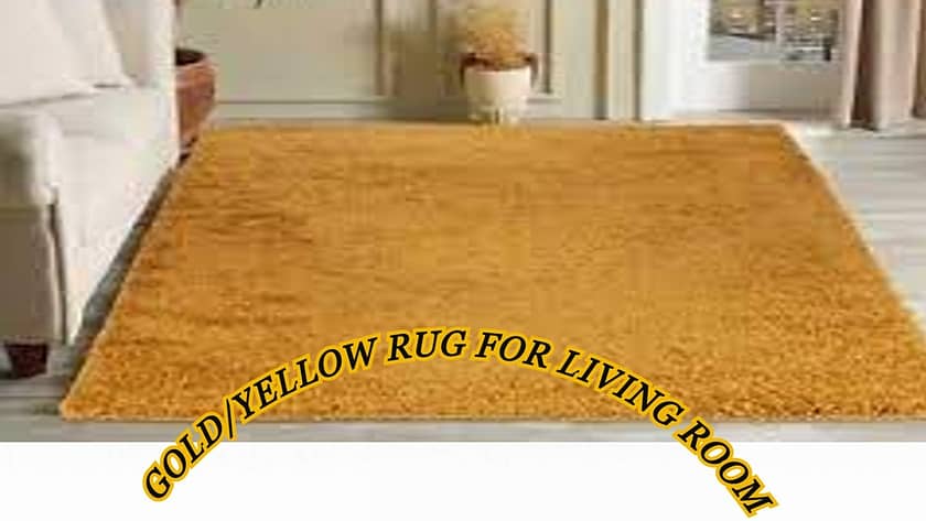 How To Choose a rug color for living room,gold/yellow rug for living room,