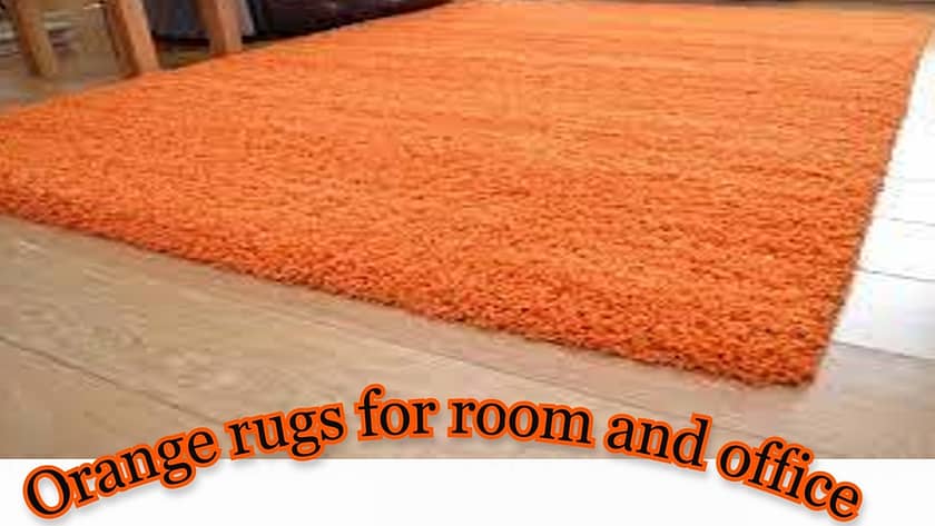How To Choose a rug color for living room,Orange rugs for room